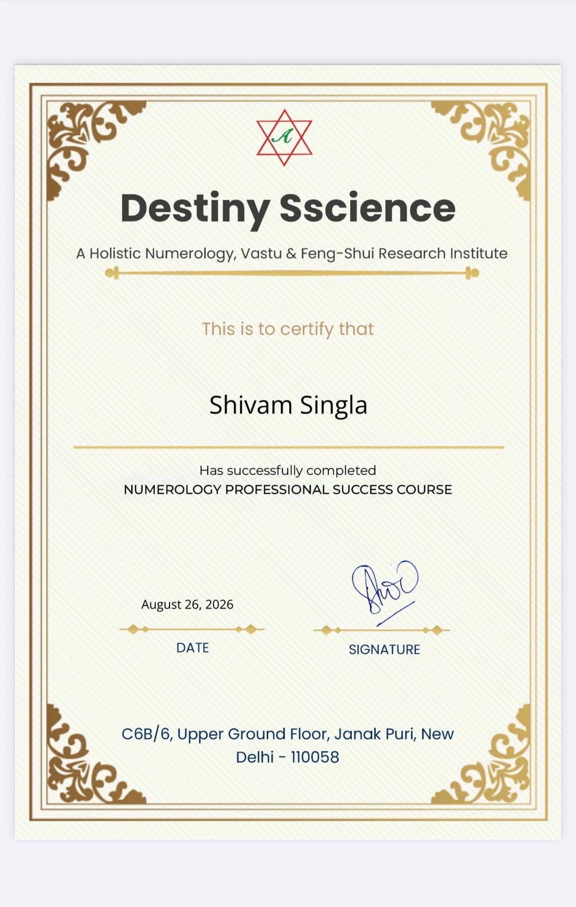 Shivam Kumar Singla — photo 4