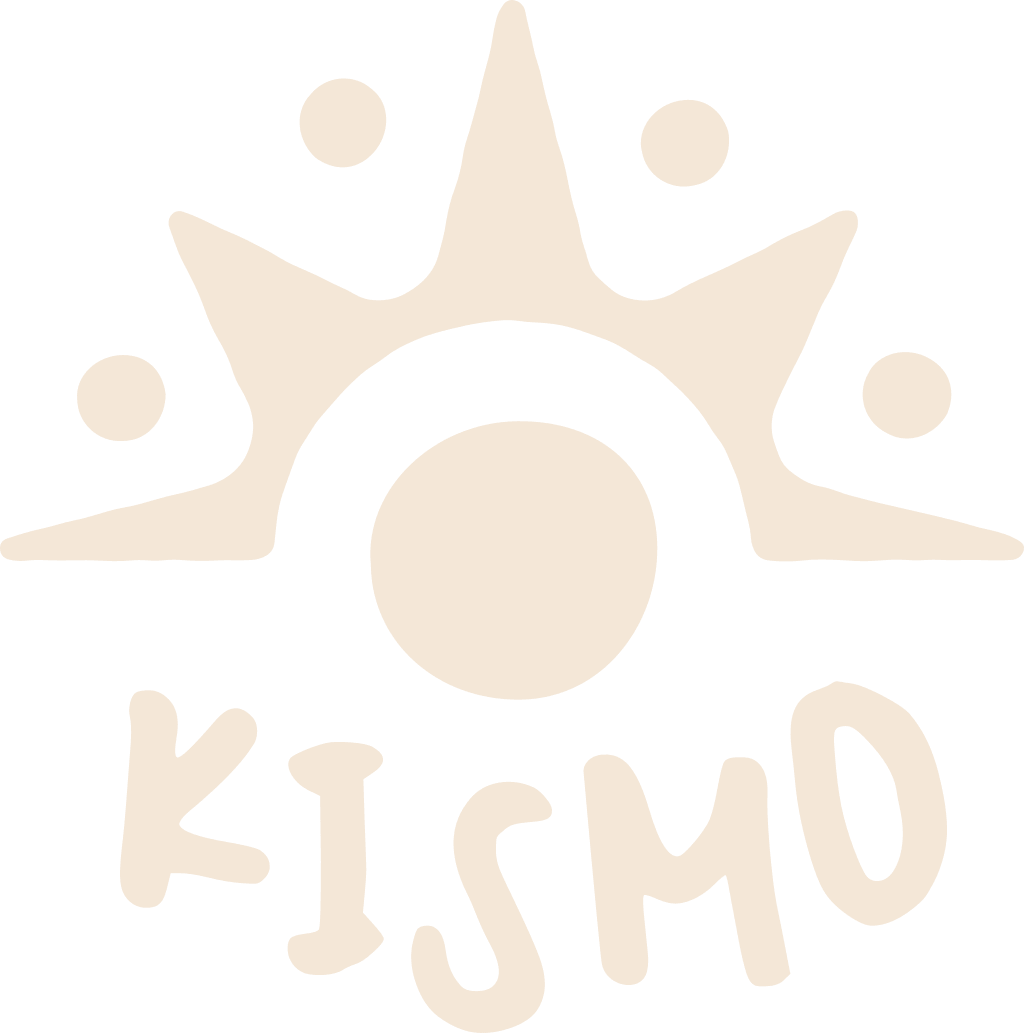 Kismo Stacked Logo (Cream)